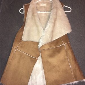 Faux Shearling Vest